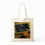 Fun Back to School Chalkboard Apple Tote Bag