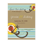 Fun Beach Holiday Save The Date Announcement postcards