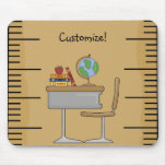 Fun! Books/Desk/School or Home Custom Mousepad