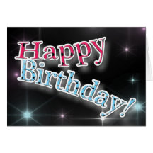 Fun & Bright polka dot Happy Birthday Card