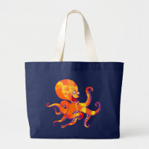 Fun Cartoon Octopus Bag