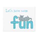 Fun cat, postcards