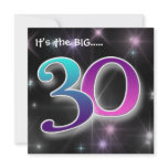 Fun & Colourful 30th Birthday Party Invitation