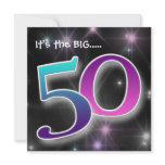 Fun & Colourful 50th Birthday Party Invitation