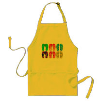 Fun Colourful FlipFlop Apron