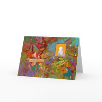 Fun colourful inspirational art glorious ghost