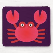 Fun Crab Mouse Pad