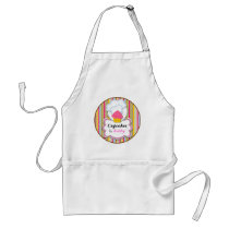 Fun Cupcake & Baker's Hat Personalised Apron
