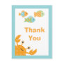 Fun cute under the sea thank you postcard