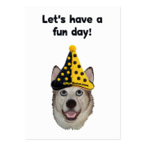 Fun Day Clown Dog