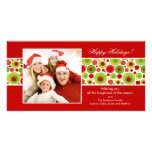 Fun Dots Family Christmas Photo Card
