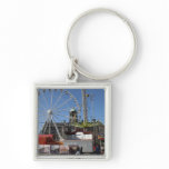 Fun fair in Amsterdam Key Chain