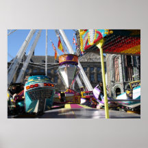 Fun fair in Amsterdam Poster