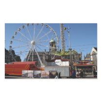 Fun fair in Amsterdam Rectangle Stickers