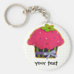 Fun felt glitter cupcake keychains