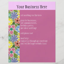 Fun Floral Bright Flyer