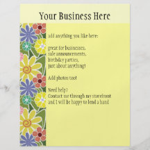 Fun Floral Bright Flyer