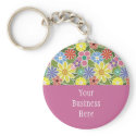Fun Florals Bright Keychain