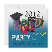 Fun & Funky 2012 Grad Party Invitation