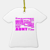 Fun Gifts for Aunts : Greatest Aunt Christmas Ornaments