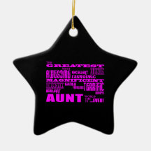 Fun Gifts for Aunts : Greatest Aunt Ornament