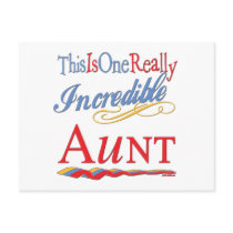 Fun Gifts For Aunts Postcard