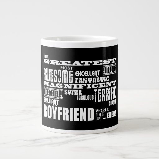 Fun Gifts for Boyfriends : Greatest Boyfriend Extra Large Mug