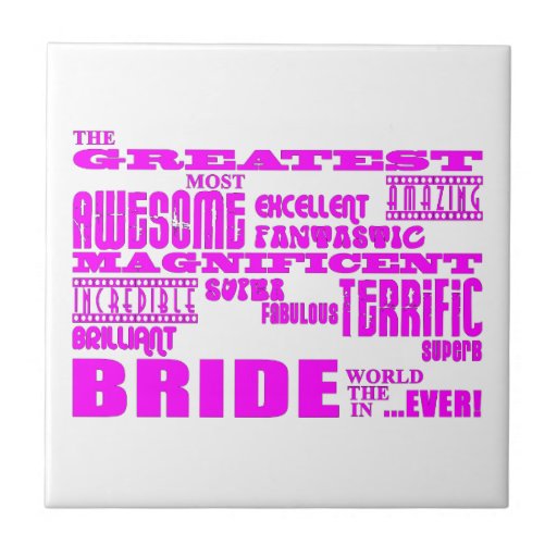 Fun Gifts for Brides : Greatest Bride Tiles