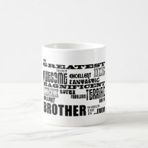 Fun Gifts for Brothers : Greatest Brother Mugs