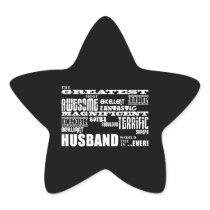 Fun Gifts for Husbands : Greatest Husband Stickers