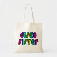 Fun Gifts for Sisters : Disco Sister Canvas Bags