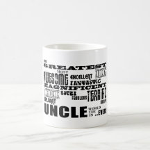 Fun Gifts for Uncles : Greatest Uncle Coffee Mug