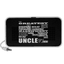 Fun Gifts for Uncles : Greatest Uncle Travelling Speaker