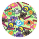 Fun Halloween Candy stickers