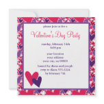 Fun Hearts Valentines Day Invitation