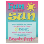 Fun in the Sun - Beach Party Flyers