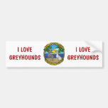 FUN IN THE SUN GREYHOUND STYLE BUMPER STICKERS