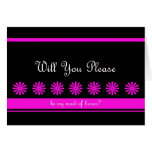 Fun Maid of Honour Card