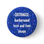 FUN! MAKE YOUR OWN BLUE GLITTER PIN!