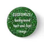 FUN! MAKE YOUR OWN GREEN GLITTER PIN!