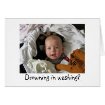 Fun New Baby Pledge Card