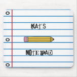 Fun! Note Paper Print Custom Mousepad