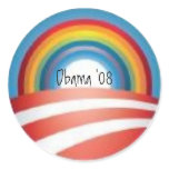 fun obama logo sticker