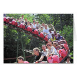Fun on the Roller coaster Card