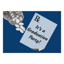 Fun Pharmacist Graduation Party Invitations