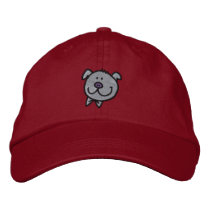 Fun pig (black outline) baseball cap