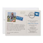 Fun Postcard Style Graduation Party Invitation