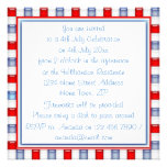 Fun Red, White and Blue Patriotic Party Invitation