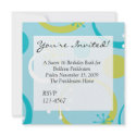 Fun Retro Dots invitations