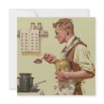 Fun Retro Making Coffee Retirement Invitations